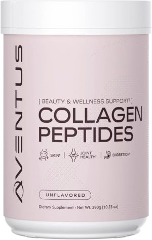 Collagen Peptides Beauty and Wellness Support for Skin, Hair, Nails, Joint Health and Digestion – Unflavored Powder 10g per Serving 29 Servings